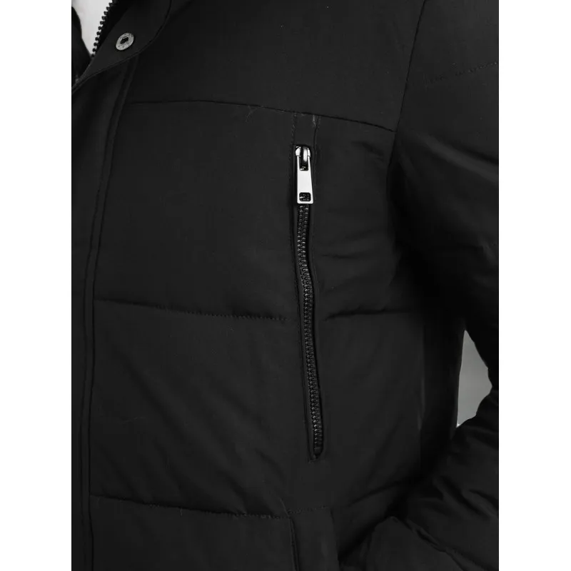 Vīriešu melna ziemas jaka Fred JS/25M9803/392