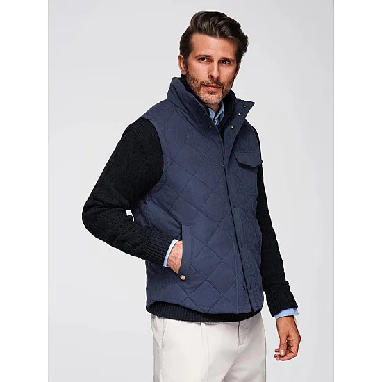 Meeste tumesinine vest Janex Vestid