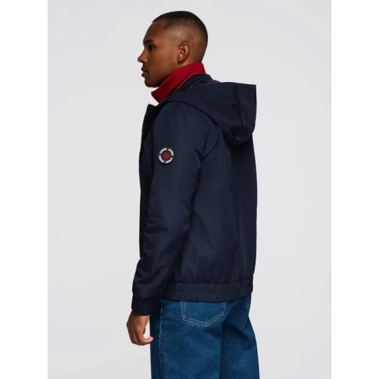 Vīriešu tumši zila jaka Kenit Vīriešu jakas un mēteļi