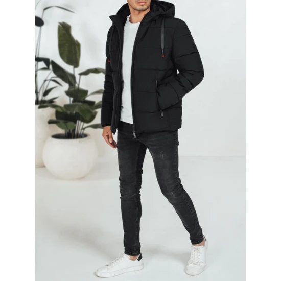 Vīriešu ziemas jaka melnā krāsā, Nevex Jakas