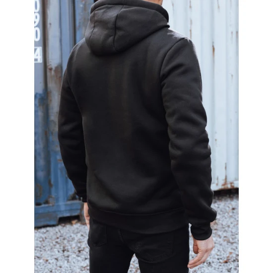 Vīriešu melna džemperis ar ciparu Shelby Džemperi ar uzrakstiem