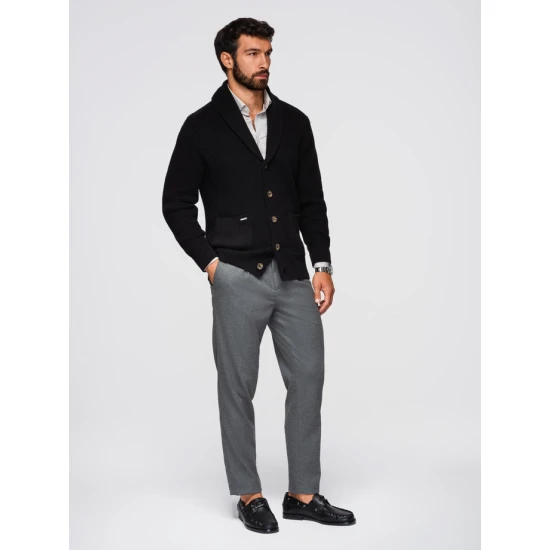 Vīriešu melns džemperis Roy Džemperi