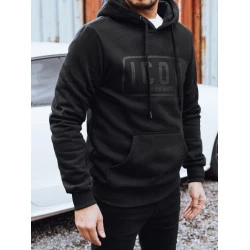 Vīriešu melns siltināts džemperis Icon