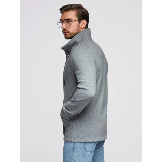 Vīriešu pelēks džemperis Leo Džemperi