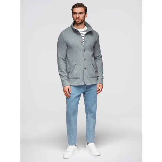 Vīriešu pelēks džemperis Leo Džemperi