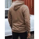 Vīriešu brūns džemperis ar kapuci Star Ziņas