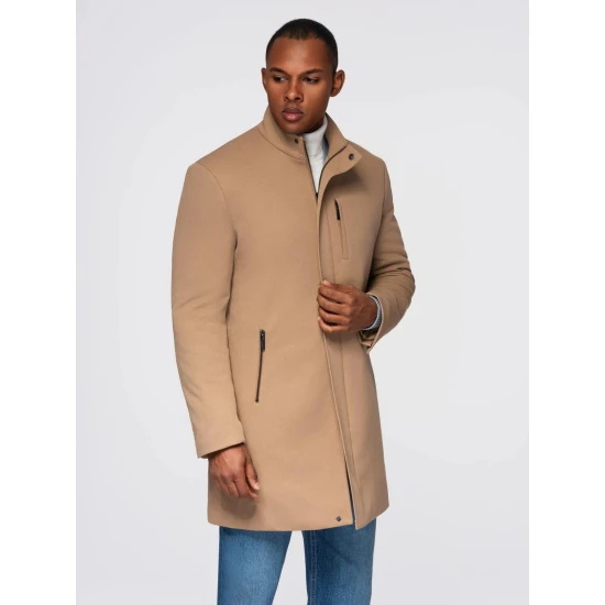 Vīrišķis brūns mētelis Alpijā Mēteļi