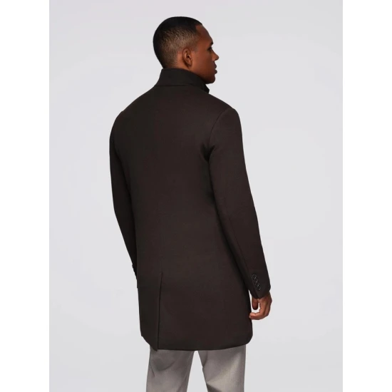 Vīriešu tumši brūns mētelis Alpēs. Mēteļi