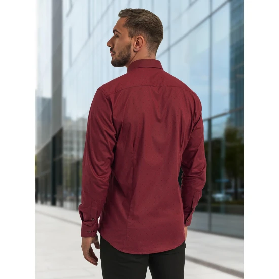 Vīriešu bordo krekls Royal Krekli