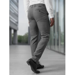 Vīriešu tumši pelēkas chino bikses Reno