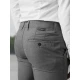 Vīriešu tumši pelēkas chino bikses Reno Klasiskās bikses