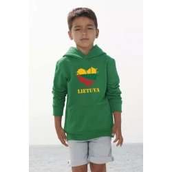 Bērnu zaļš džemperis LTU
