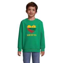 Bērnu zaļš džemperis LTU