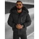 Vīriešu melna ziemas jaka Vitor O/M798Z
