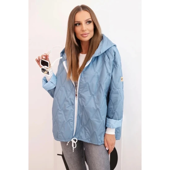 Sieviešu gaiši zils stiprais Evelin Sieviešu jakas