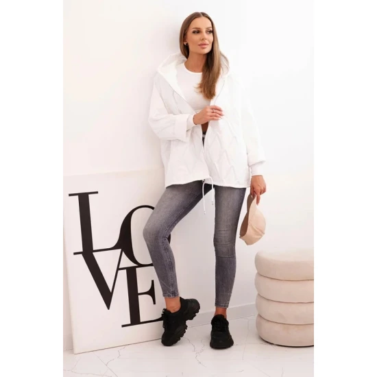 Sieviešu balts stiprais stiprais Evelin Sieviešu jakas