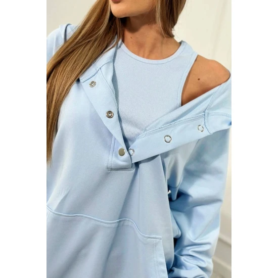 Sieviešu zils 3 daļu komplekts Kimi Sieviešu uzvalki