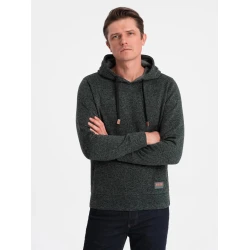 Vīriešu haki krāsas džemperis ar kapuci One