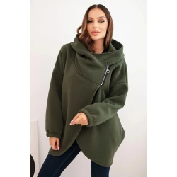 Sieviešu tumši žaketīte apsildīta ar dzijas apmetumu Jonit.