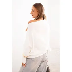 Women's white cardigan Anita