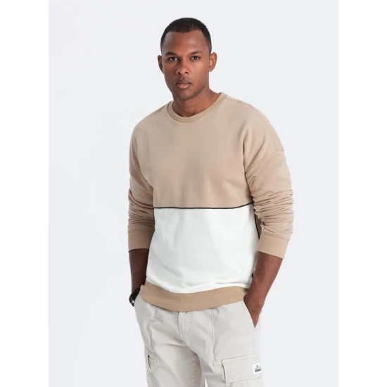 Vīriešu brūns džemperis Tomson Džemperi bez kapuciņiem