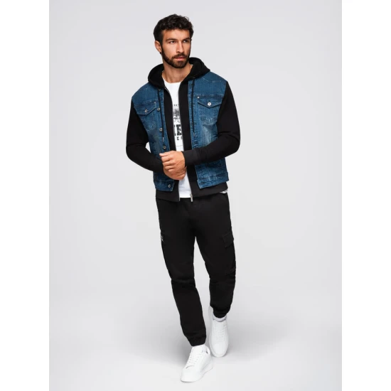 Vīriešu tumši zila džinsa jaka Ofen Rudens/Pavasaris