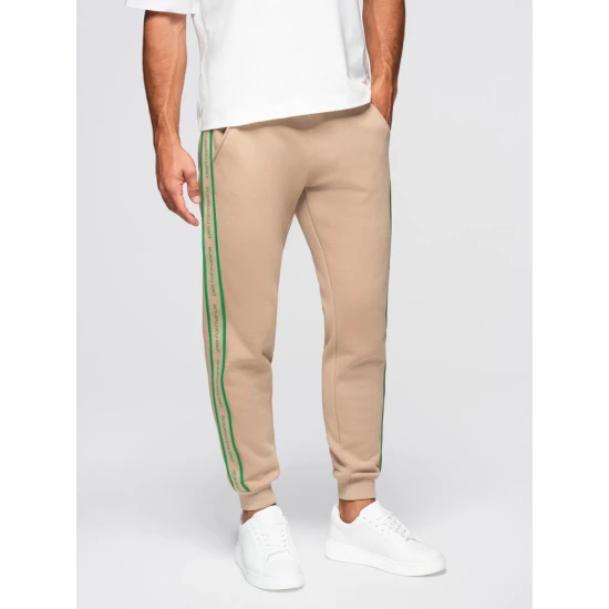 Vīriešu gaiši brūnas ikdienas bikses Performance Gadījuma bikses