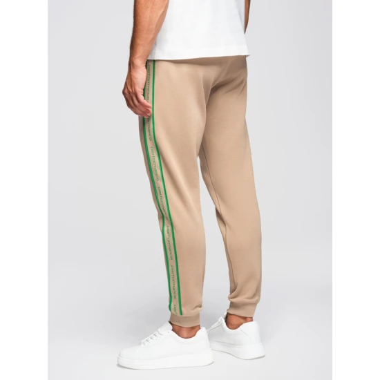 Vīriešu gaiši brūnas ikdienas bikses Performance Gadījuma bikses