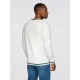 Vīriešu balts džemperis Ombre Džemperi bez kapuciņiem