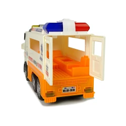 Ātrās palīdzības automašīna ar gaismas efektu