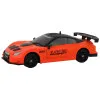 Remote Controlled Sports Car R/C 1:24 Orange Interchangeable Wheels Radio vadāmās rotaļlietas