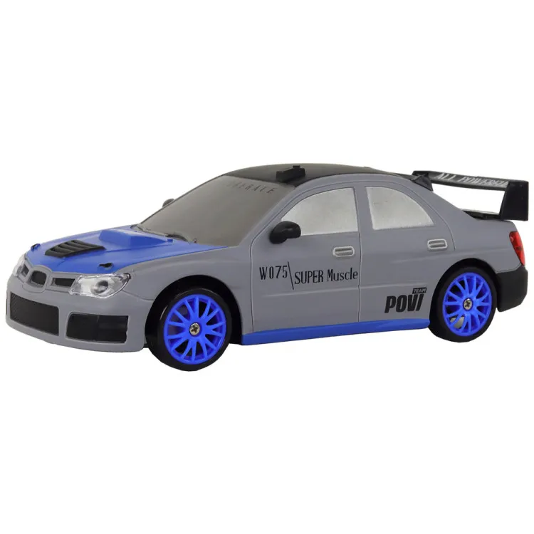 Tālvadības pults vadāma sporta automašīna R/C 1:24 pelēka, nomaināmi riteņi Radio vadāmās rotaļlietas