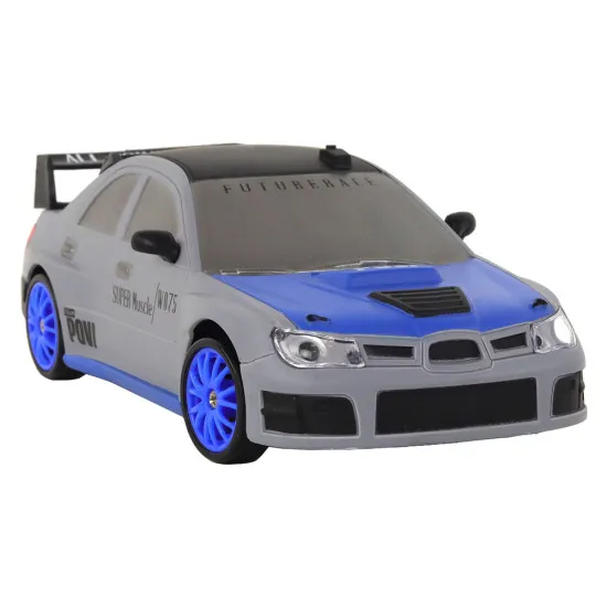 Tālvadības pults vadāma sporta automašīna R/C 1:24 pelēka, nomaināmi riteņi Radio vadāmās rotaļlietas