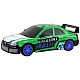Tālvadības pults vadāma sporta automašīna R/C 1:24 Zaļā krāsā ar maināmiem riteņiem Radio vadāmās rotaļlietas