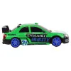 Tālvadības pults vadāma sporta automašīna R/C 1:24 Zaļā krāsā ar maināmiem riteņiem Radio vadāmās rotaļlietas