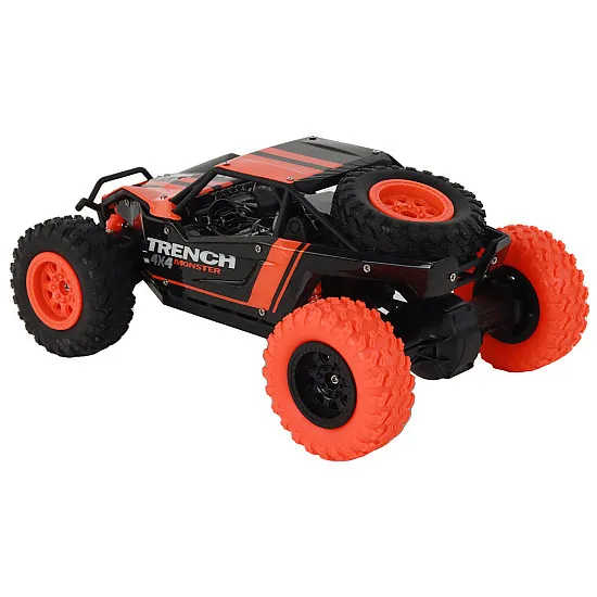 Tālvadības pults vadāma apvidus automašīna R/C 1:24 Orange Radio vadāmās rotaļlietas
