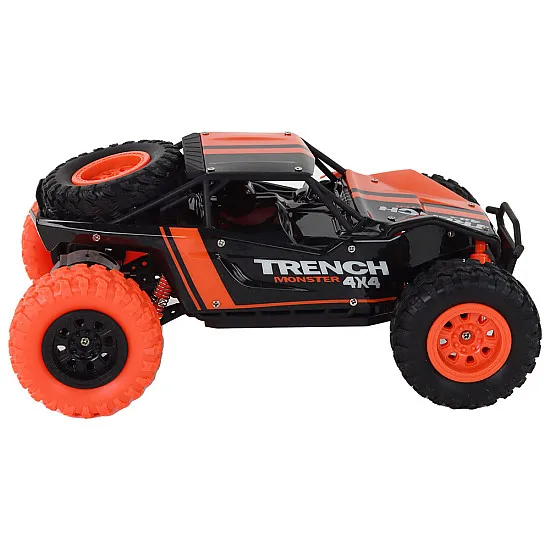 Tālvadības pults vadāma apvidus automašīna R/C 1:24 Orange Radio vadāmās rotaļlietas