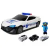 Policijas automašīna ar Uzņēmuma automašīnas