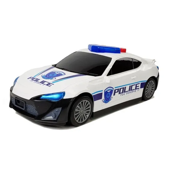 Policijas automašīna ar Uzņēmuma automašīnas