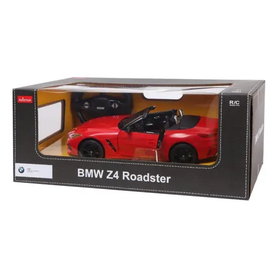 Automobilis R/C BMW Z4 Roadster Rastar 1:14 Sarkans Radio vadāmās rotaļlietas