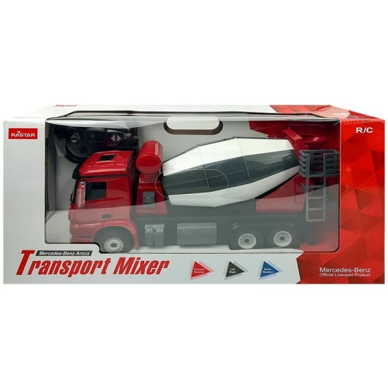 R/C Mercedes-Benz Arocs Rastar 1:14 Sarkans Radio vadāmās rotaļlietas