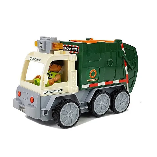 Automatinis šiukšliavežis Nuotoliniu būdu valdomas R/C Radijo bangomis valdomi žaislai