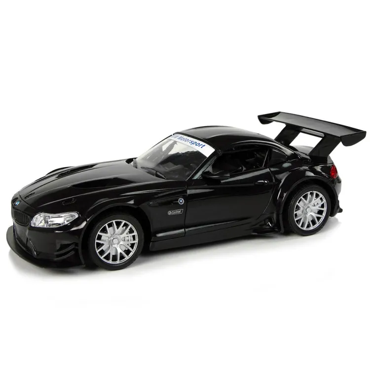 Sporta auto R/C 1:18 BMW Z4 GT3 melns 2.4 G lukturi Radio vadāmās rotaļlietas