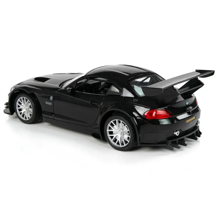 Sporta auto R/C 1:18 BMW Z4 GT3 melns 2.4 G lukturi Radio vadāmās rotaļlietas