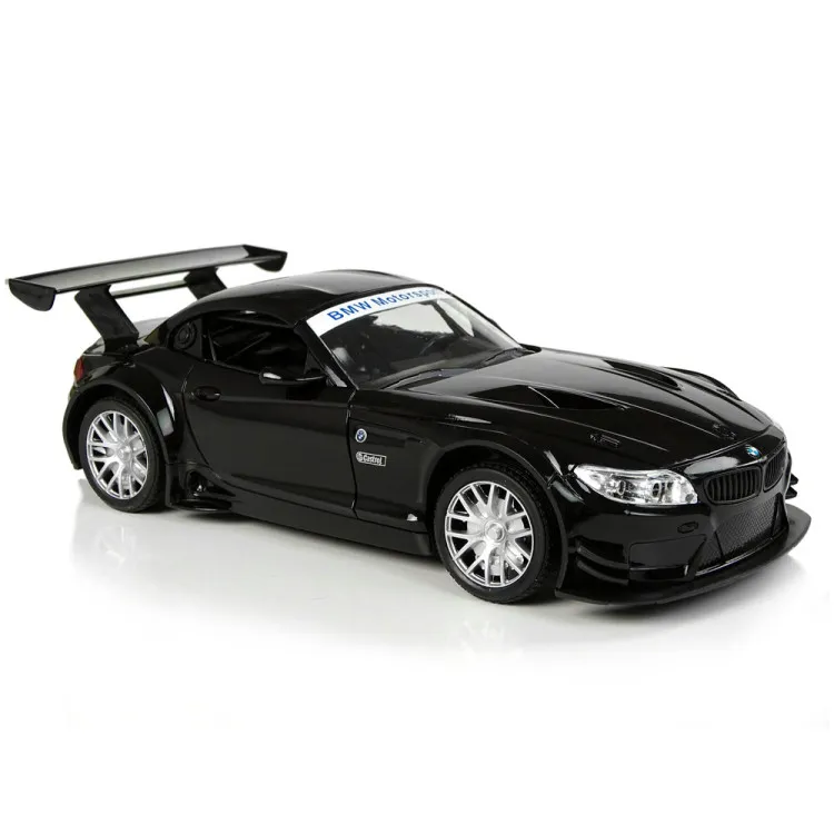 Sporta auto R/C 1:18 BMW Z4 GT3 melns 2.4 G lukturi Radio vadāmās rotaļlietas
