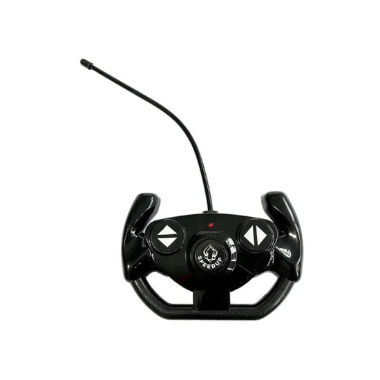 Radijo bangomis valdomas sportinis automobilis R/C 1:16 juodas Radijo bangomis valdomi žaislai