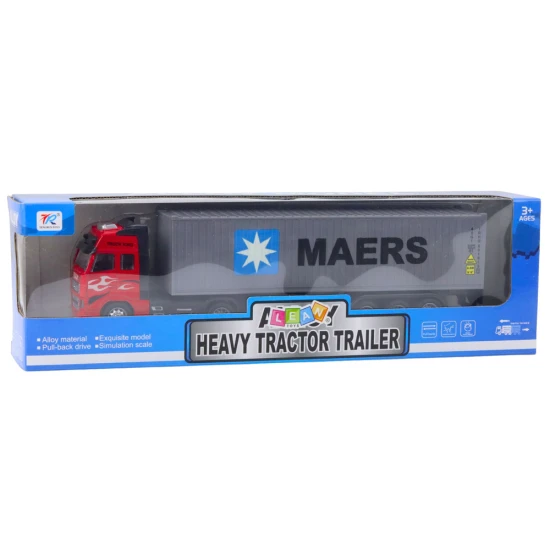 Kravas automašīna ar konteineru un atveramām durvīm Kravas automašīnas