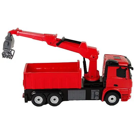 Mercedes Rastar Grab Truck Raudona Radijo bangomis valdomi žaislai