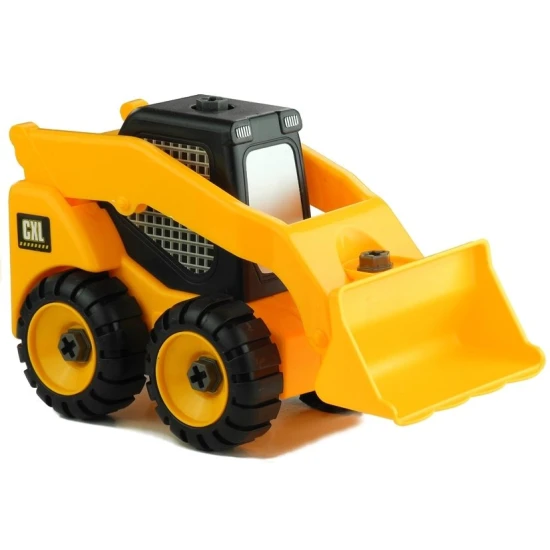 Divi dzelteni celtniecības transportlīdzekļi ar demontāžas instrumentiem Būvniecība un lauksaimniecība