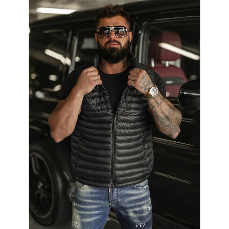 Vīriešu melna veste Kanor Vestes